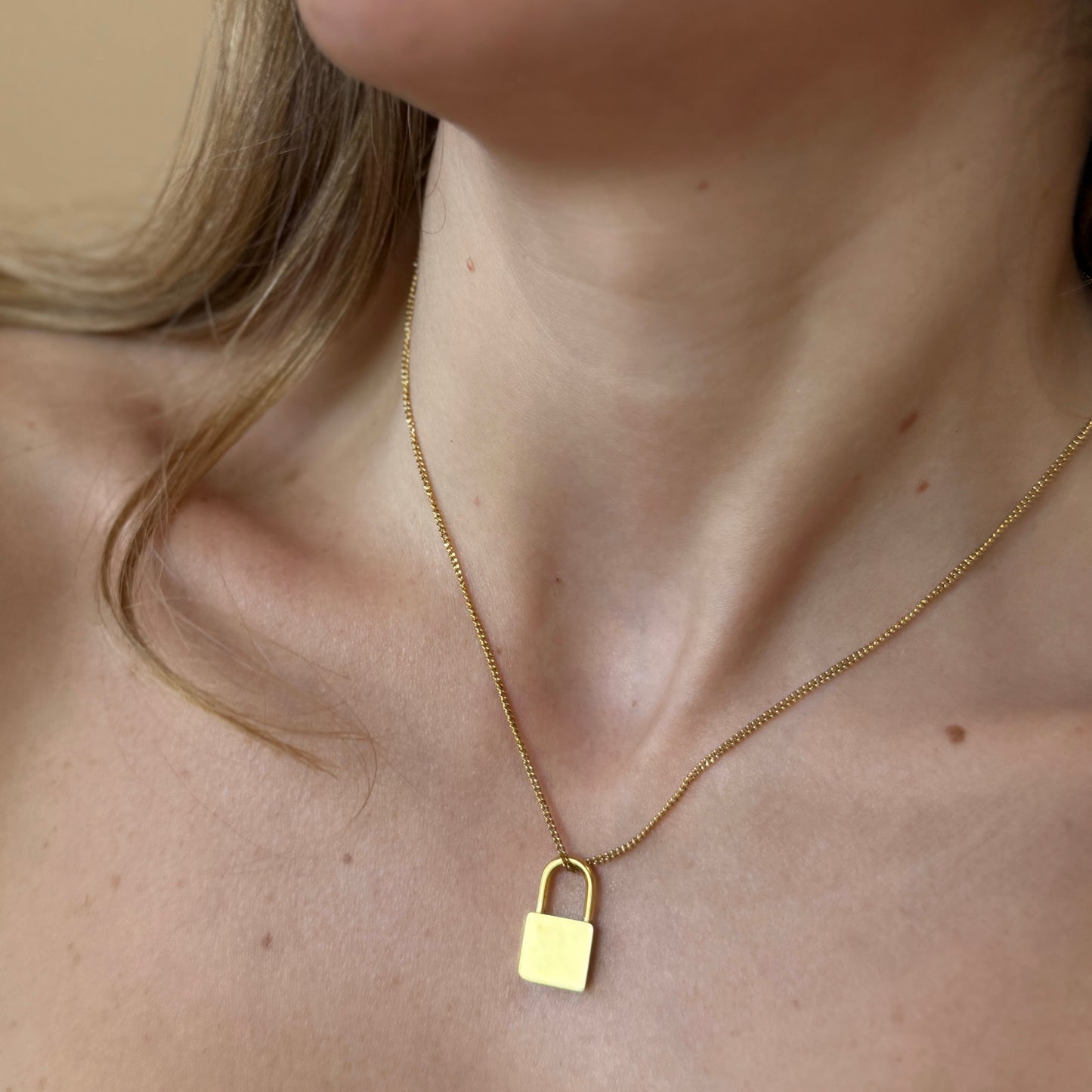 Lock Pendant Necklace