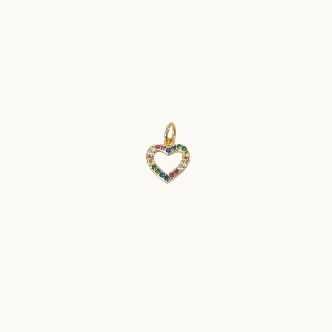 Colourful Heart Charm