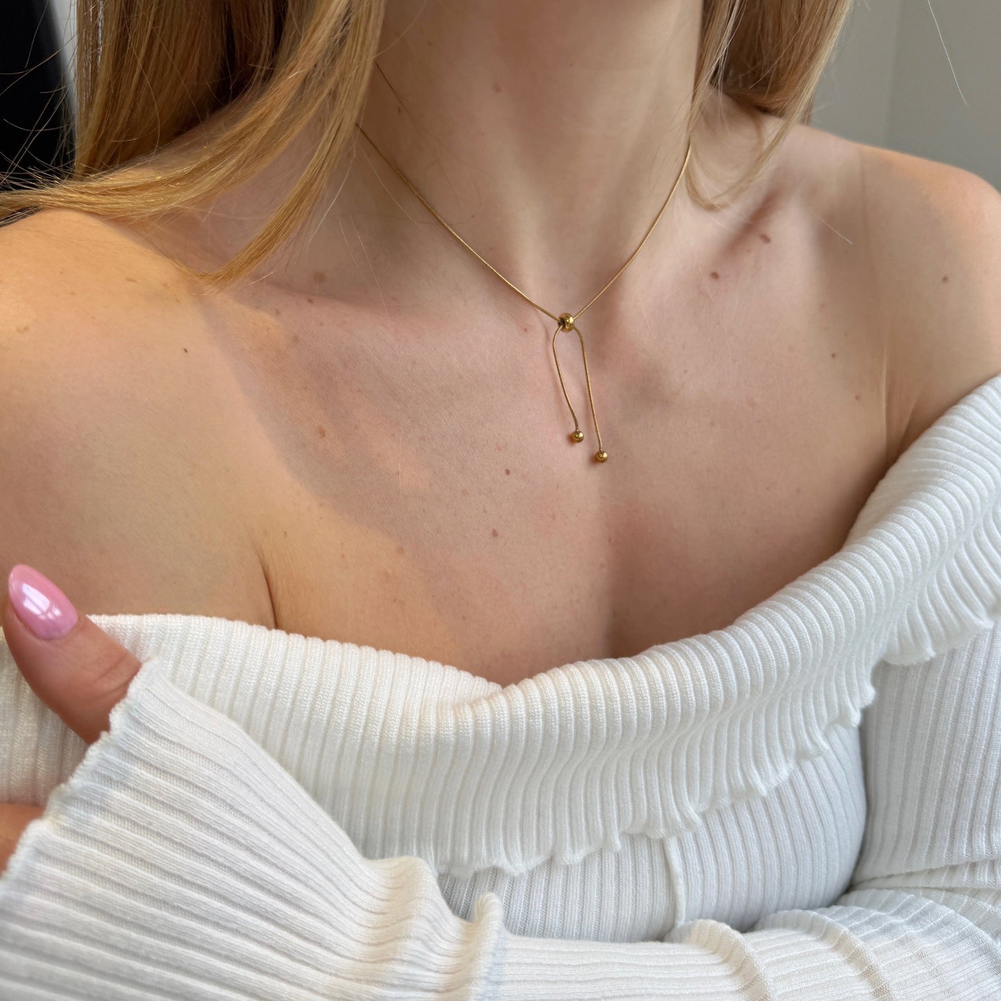 Adjustable Bow Necklace