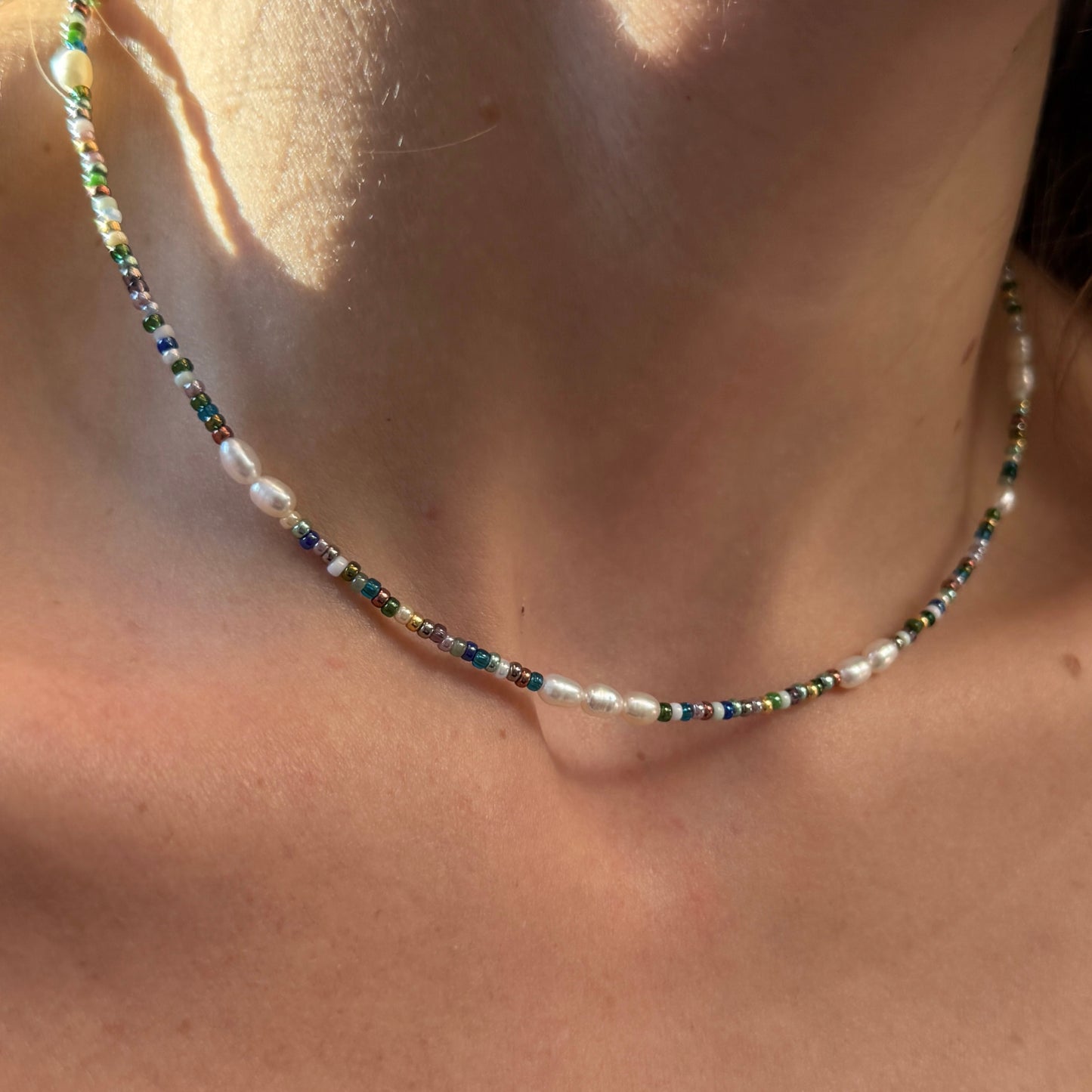 Summer Medley Handmade Bead Necklace