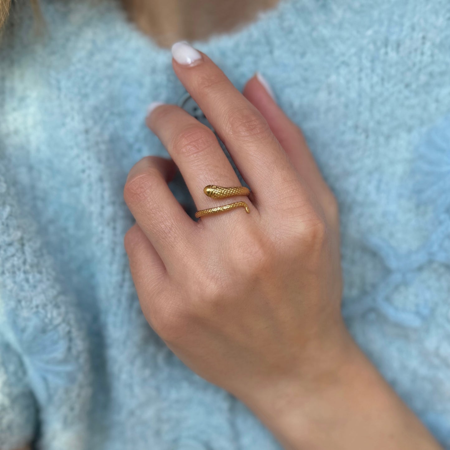 Gold Snake Ring