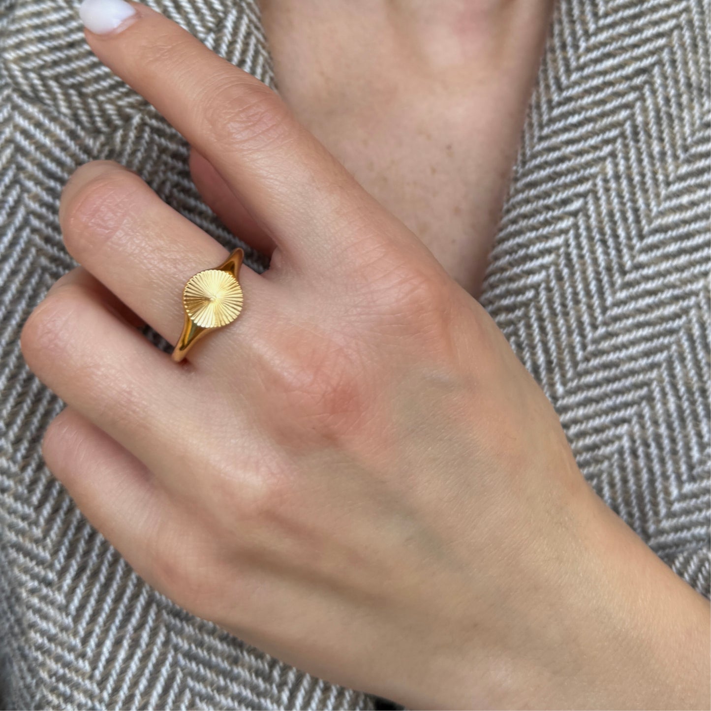 Sun Signet Ring