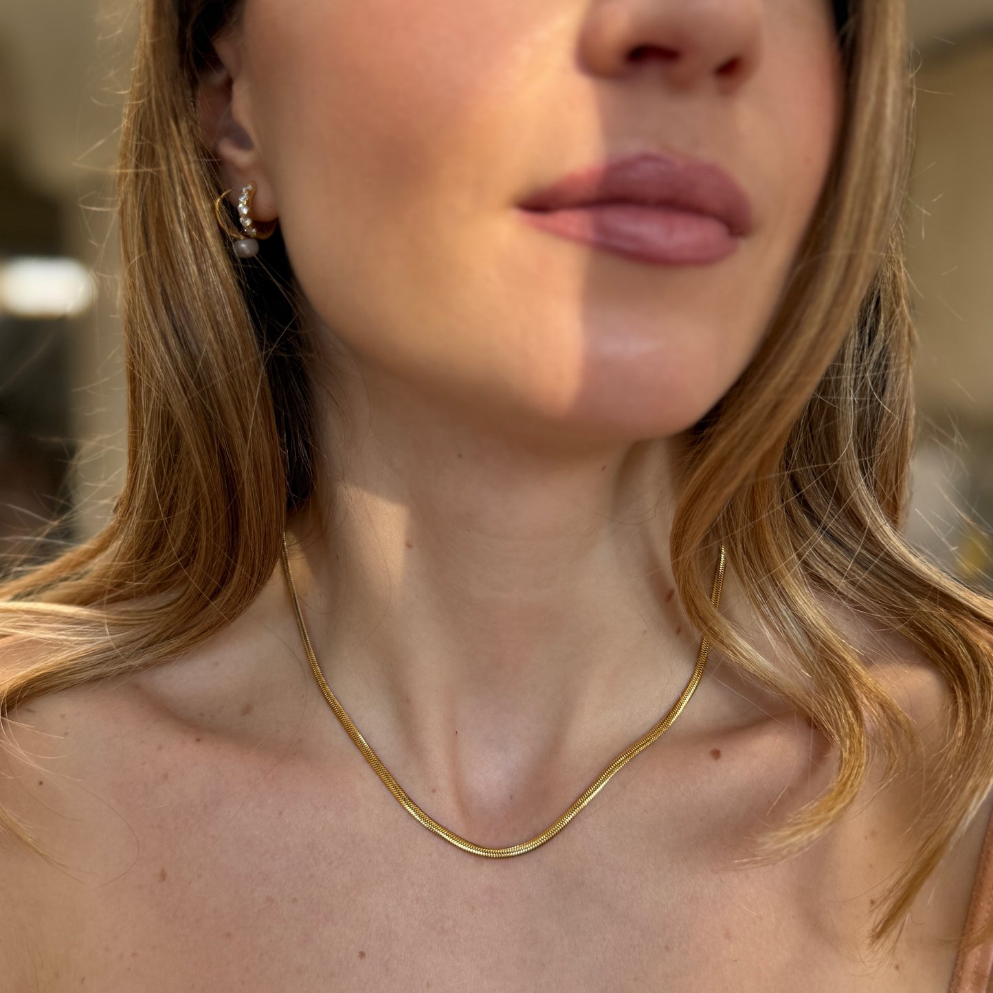 Thick Snake Chain Necklace