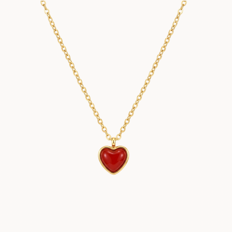 Red Heart Necklace