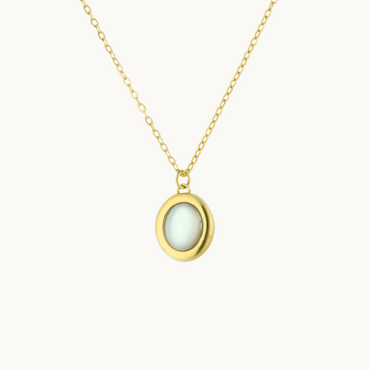 Oval Pendant Necklace