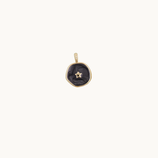 Round Star Charm