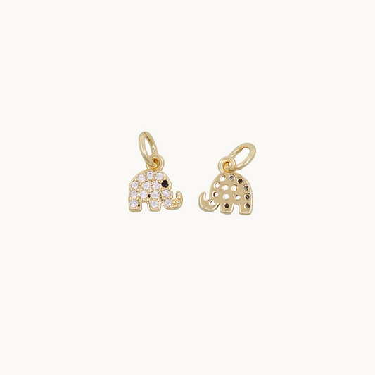 Tiny Elephant Charm
