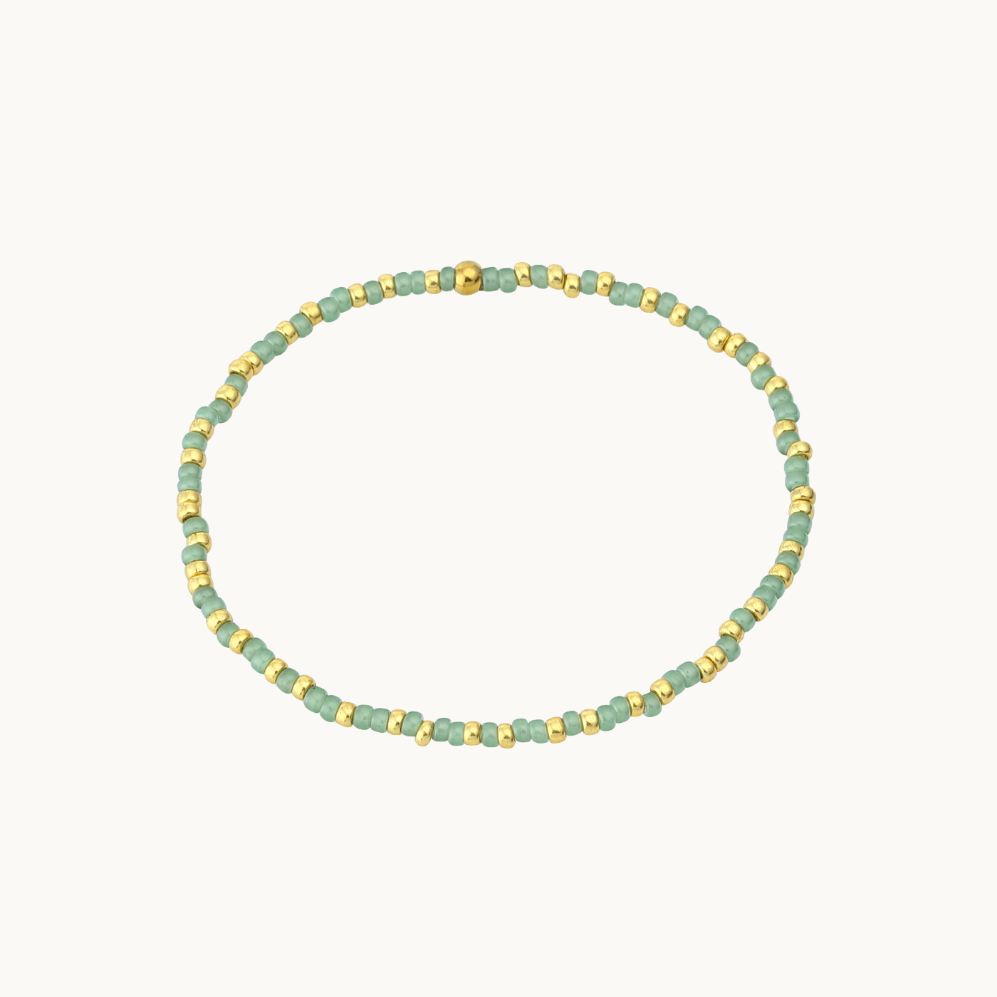 Sage & Pearl Handmade Bead Bracelet