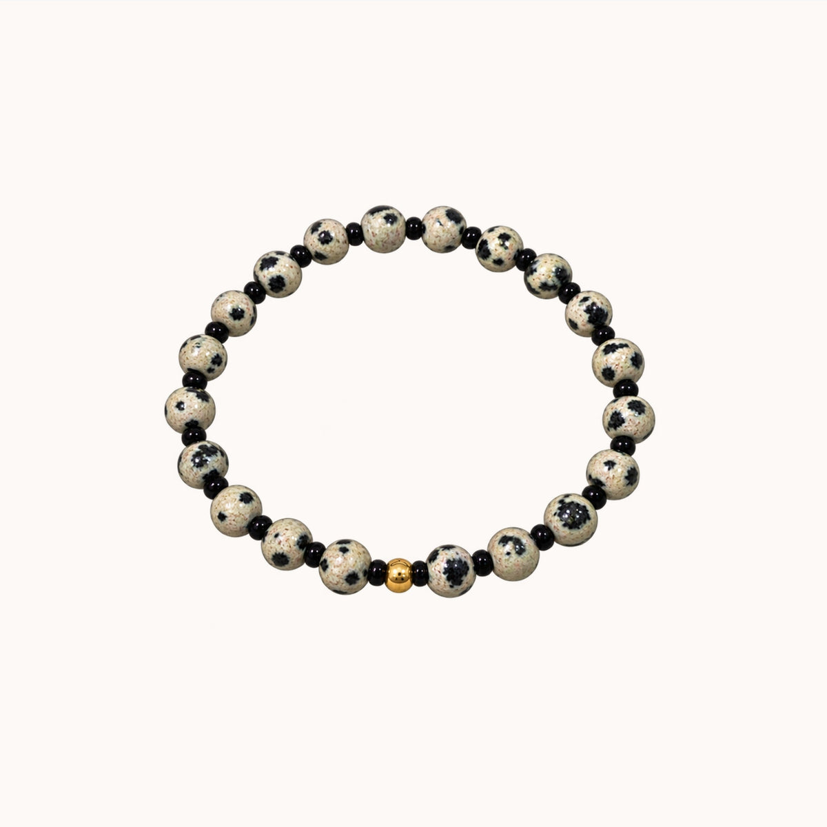 Large Dalmatian Jasper Bracelet