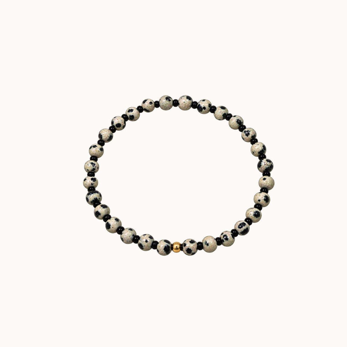 Large Dalmatian Jasper Bracelet