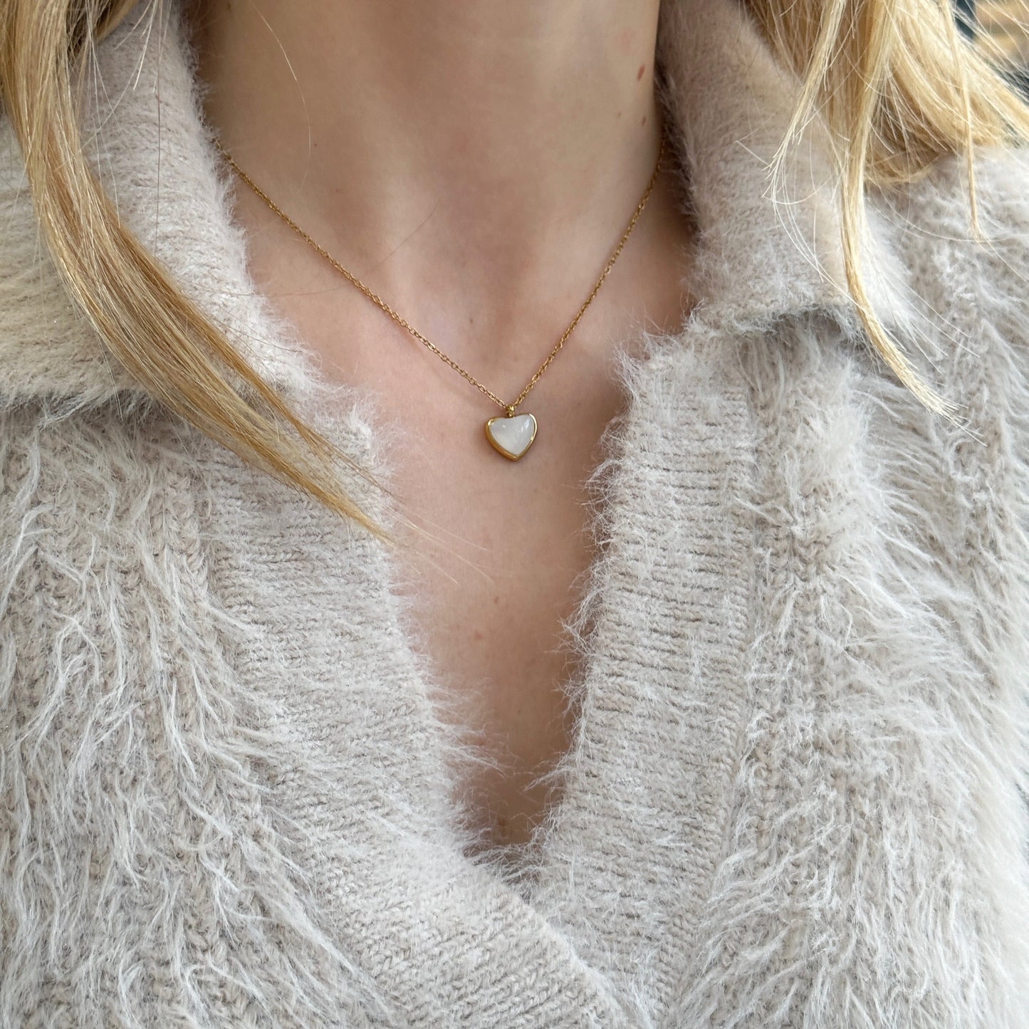 Green Heart Necklace